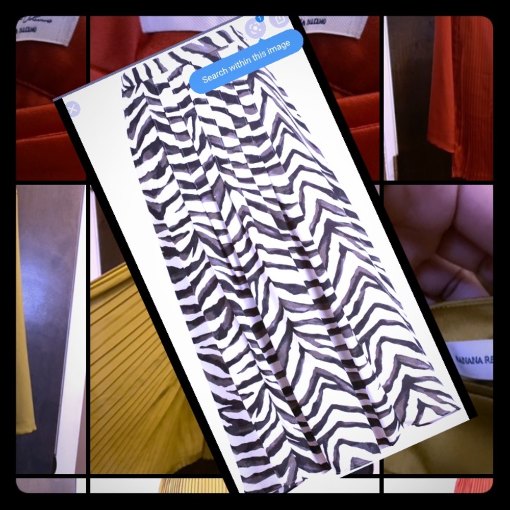 Banana Republic Zebra Print Skirt